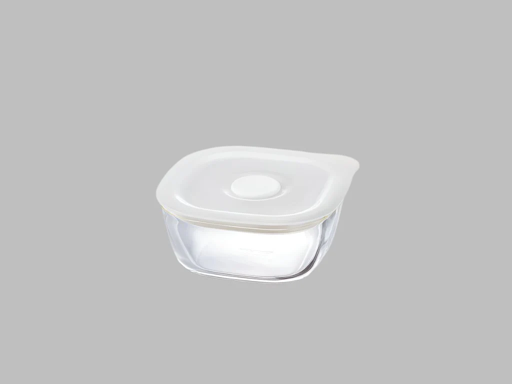 3 PC Heatproof Square Sealed Glass Container - Image 2