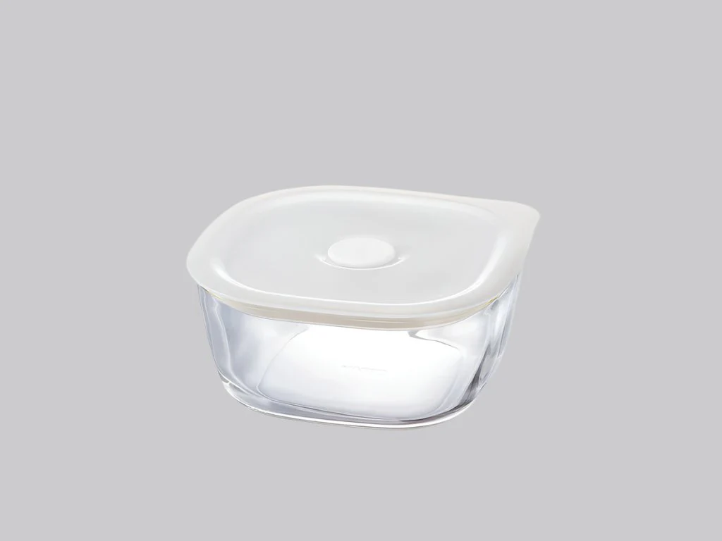 3 PC Heatproof Square Sealed Glass Container - Image 3