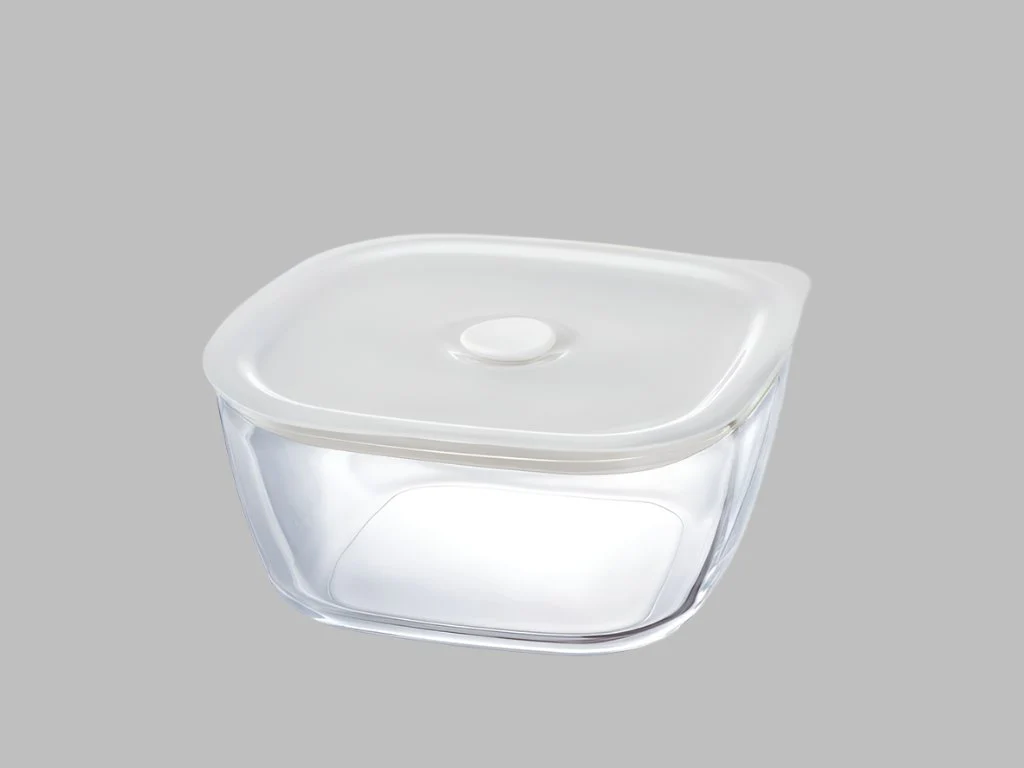 3 PC Heatproof Square Sealed Glass Container - Image 4