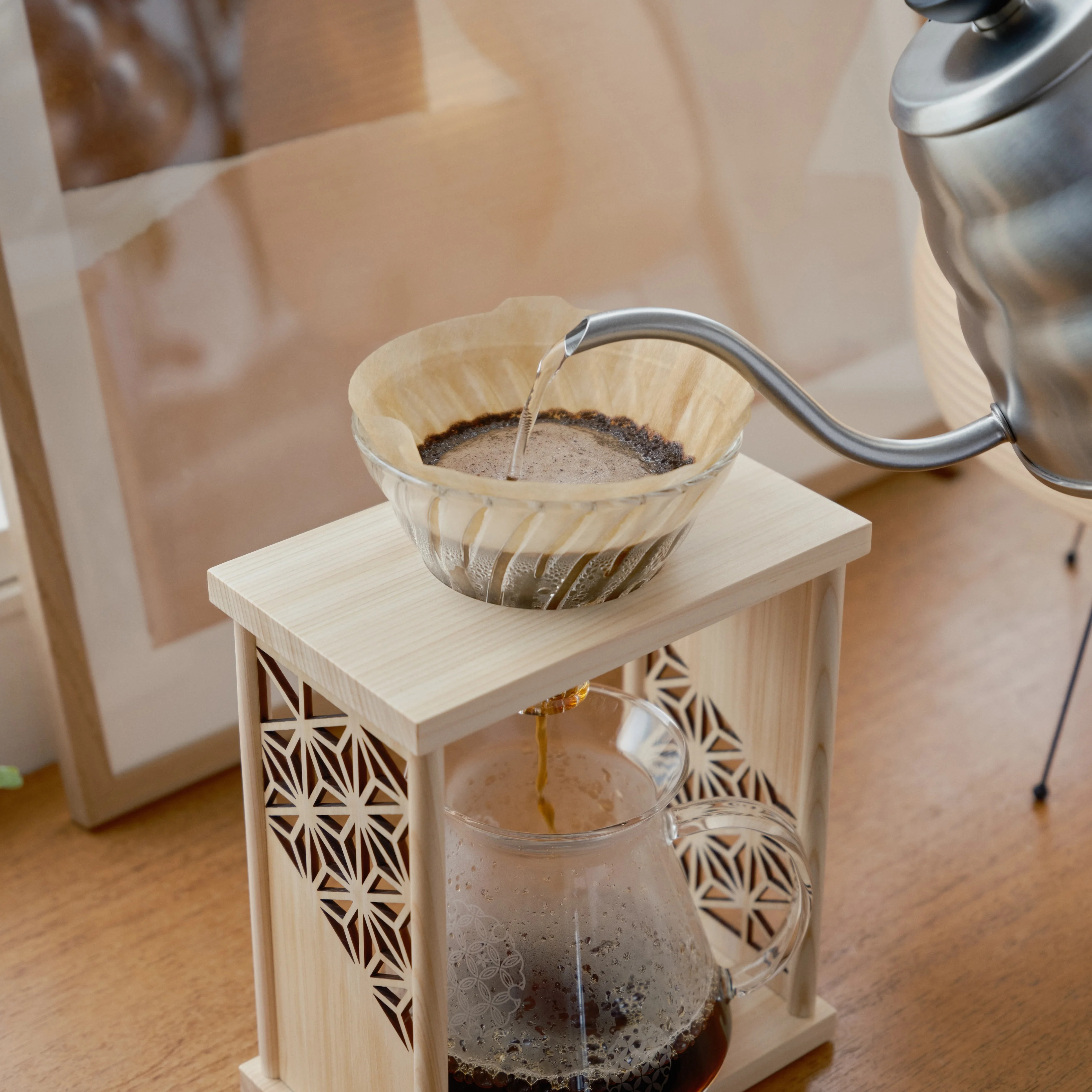 DripStand-Set "Asanoha" Traditional Japanese Hemp Leaf Pattern - Image 3