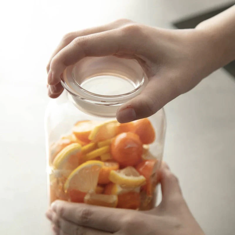 Glass Handwork Storage Bottle 1000ml - Image 4