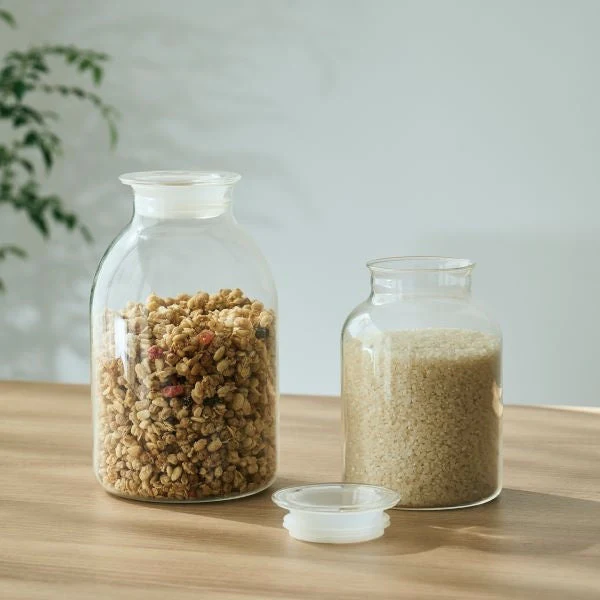 Glass Handwork Storage Bottle 1000ml - Image 5