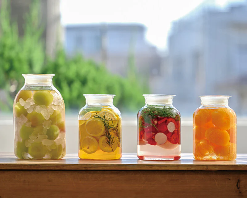 Glass Handwork Storage Bottle 1000ml - Image 7