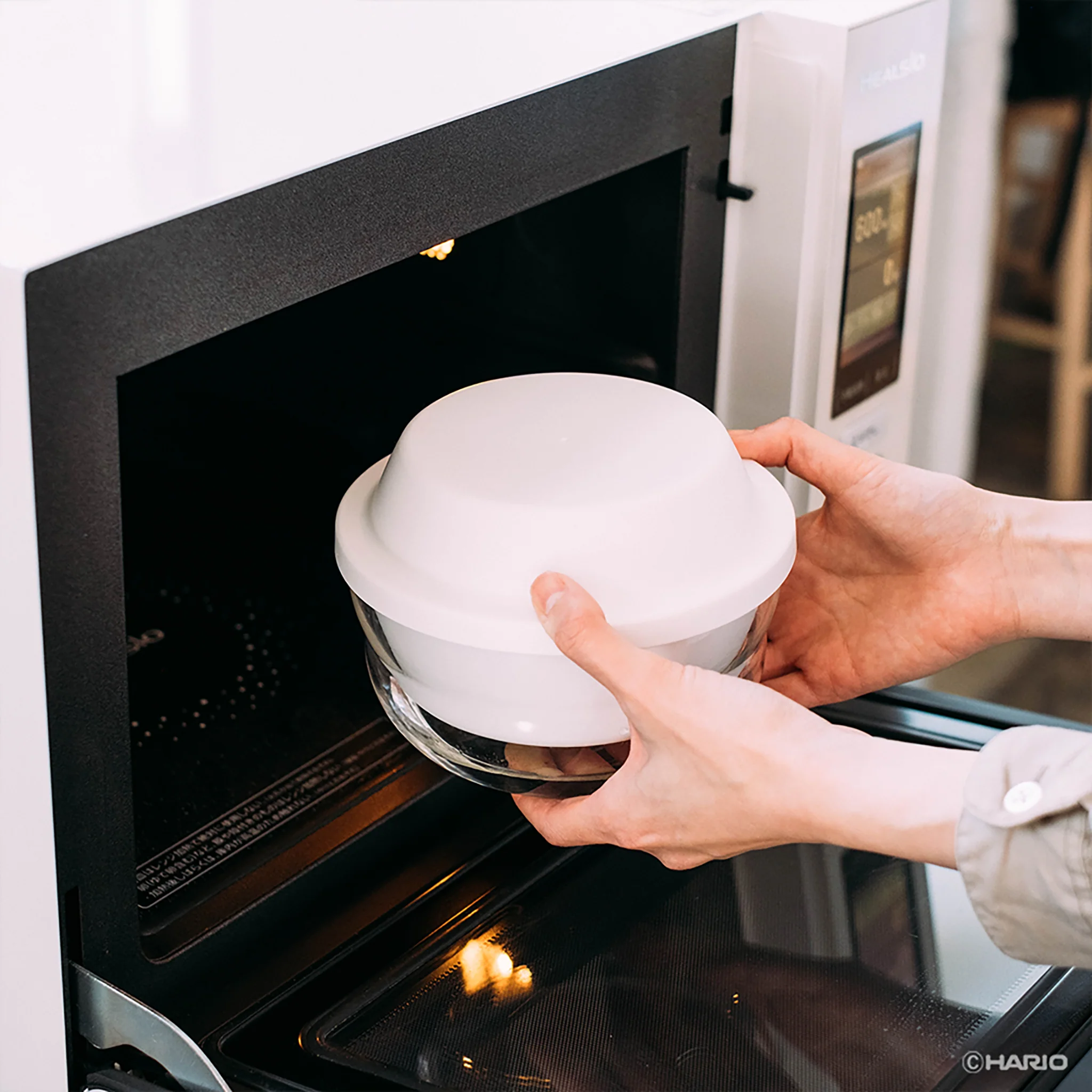 Glass Microwave Steamer - Image 3