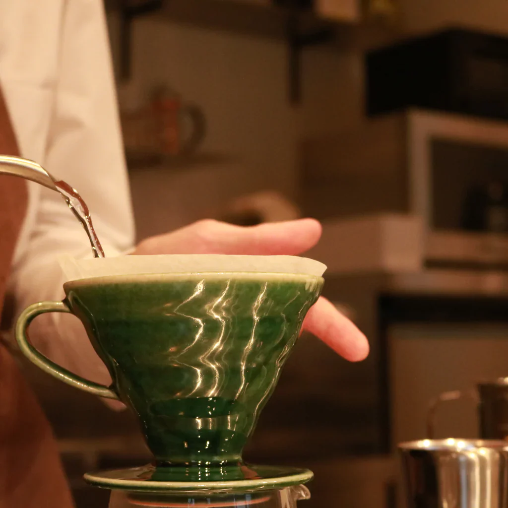 HARIO x TACHIKICHI V60 Coffee Dripper 02 Oribe - Image 5
