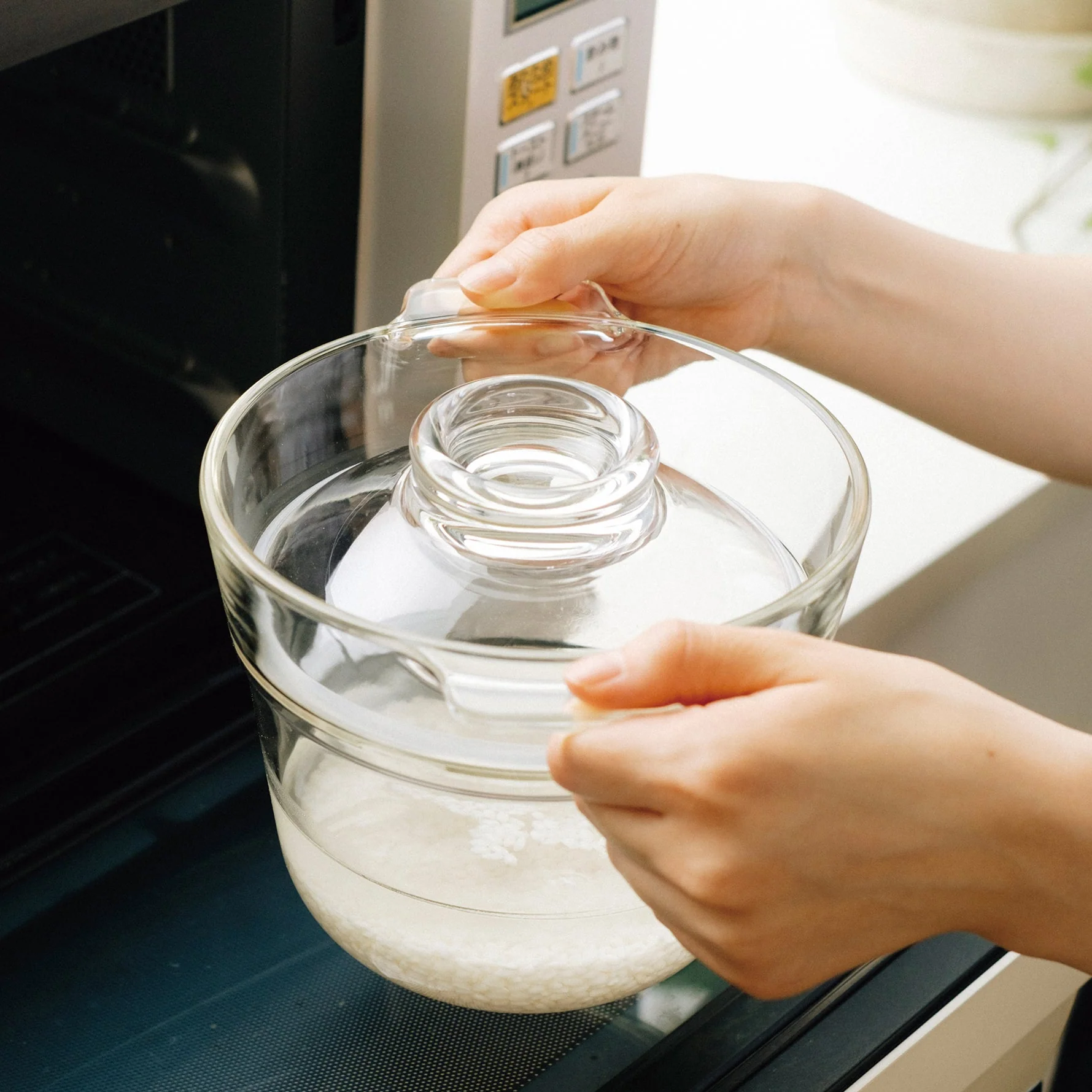 ICHIZENYA Microwave Glass Rice Cooker - Image 6