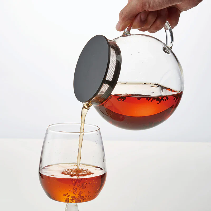 Jumping Leaf Tea Pot w/filter 600ml - Image 2