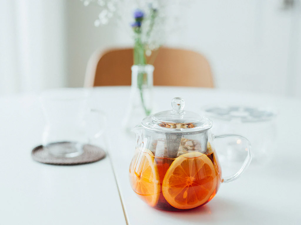 Leaf Tea Pot Clear - 700ml - Image 3