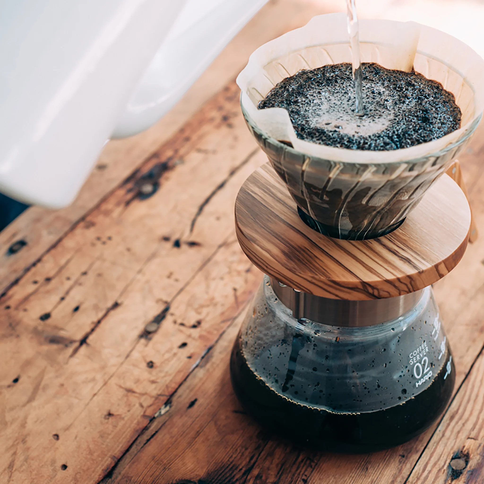 V60 Coffee Server 600mL / Olive Wood - Image 4