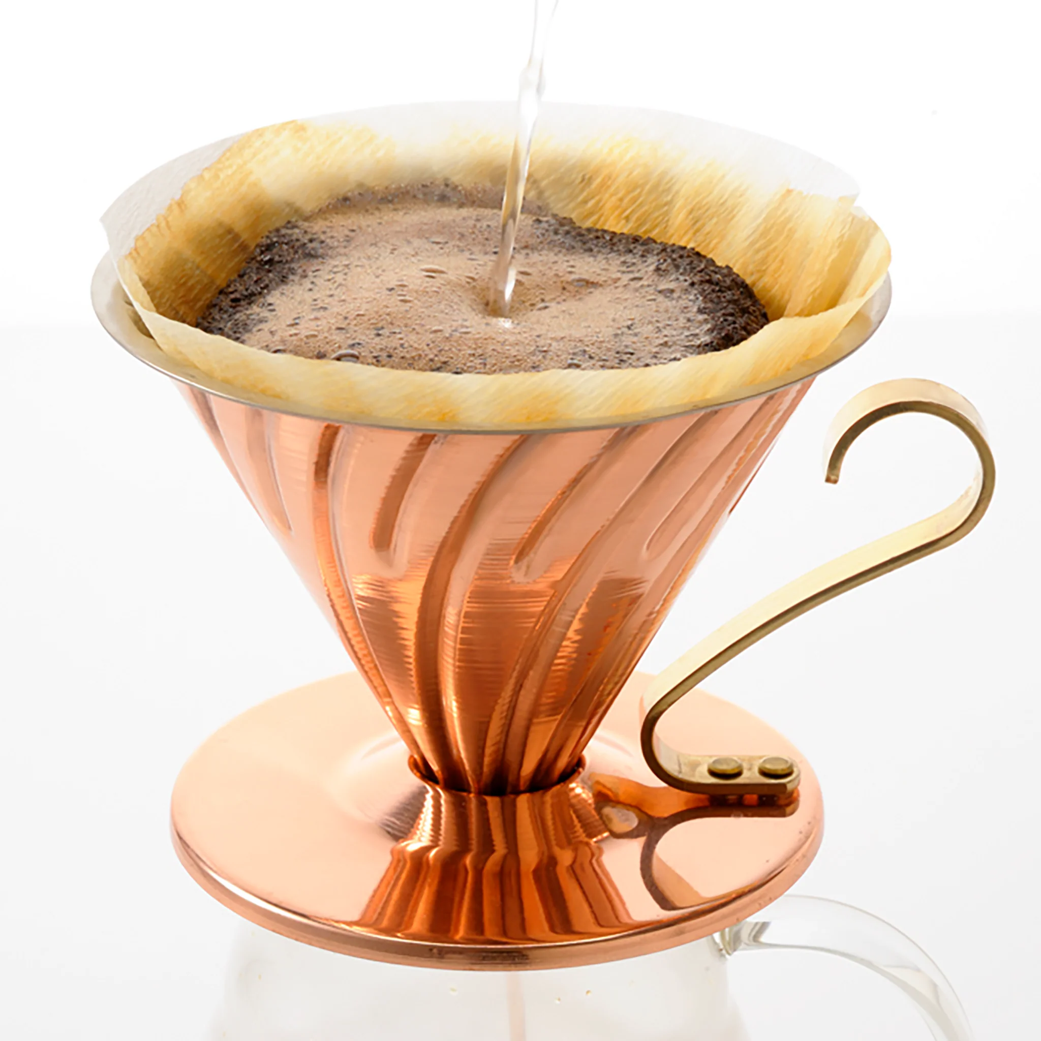 V60 Copper Dripper 02 (Clear Coating) - Image 2