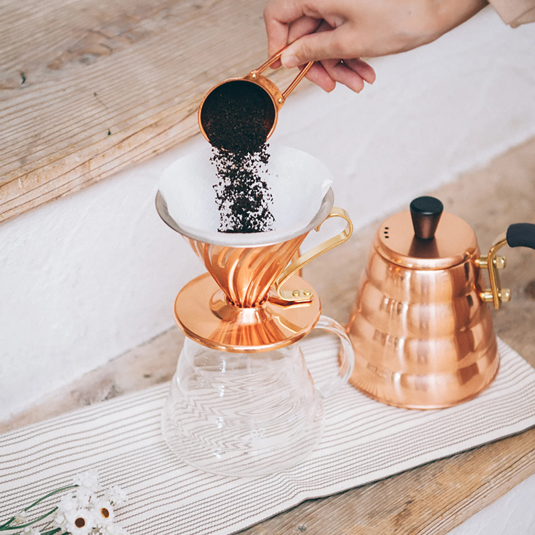 V60 Copper Dripper 02 (Clear Coating) - Image 3