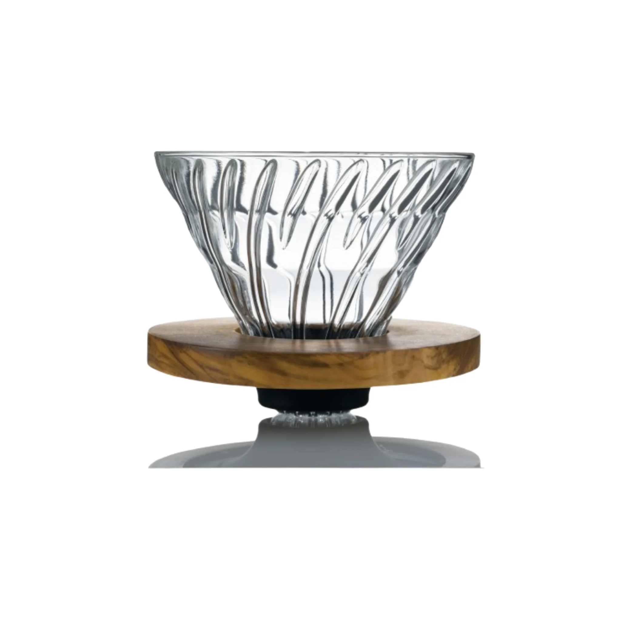 V60 Glass Dripper 02 / Olive Wood