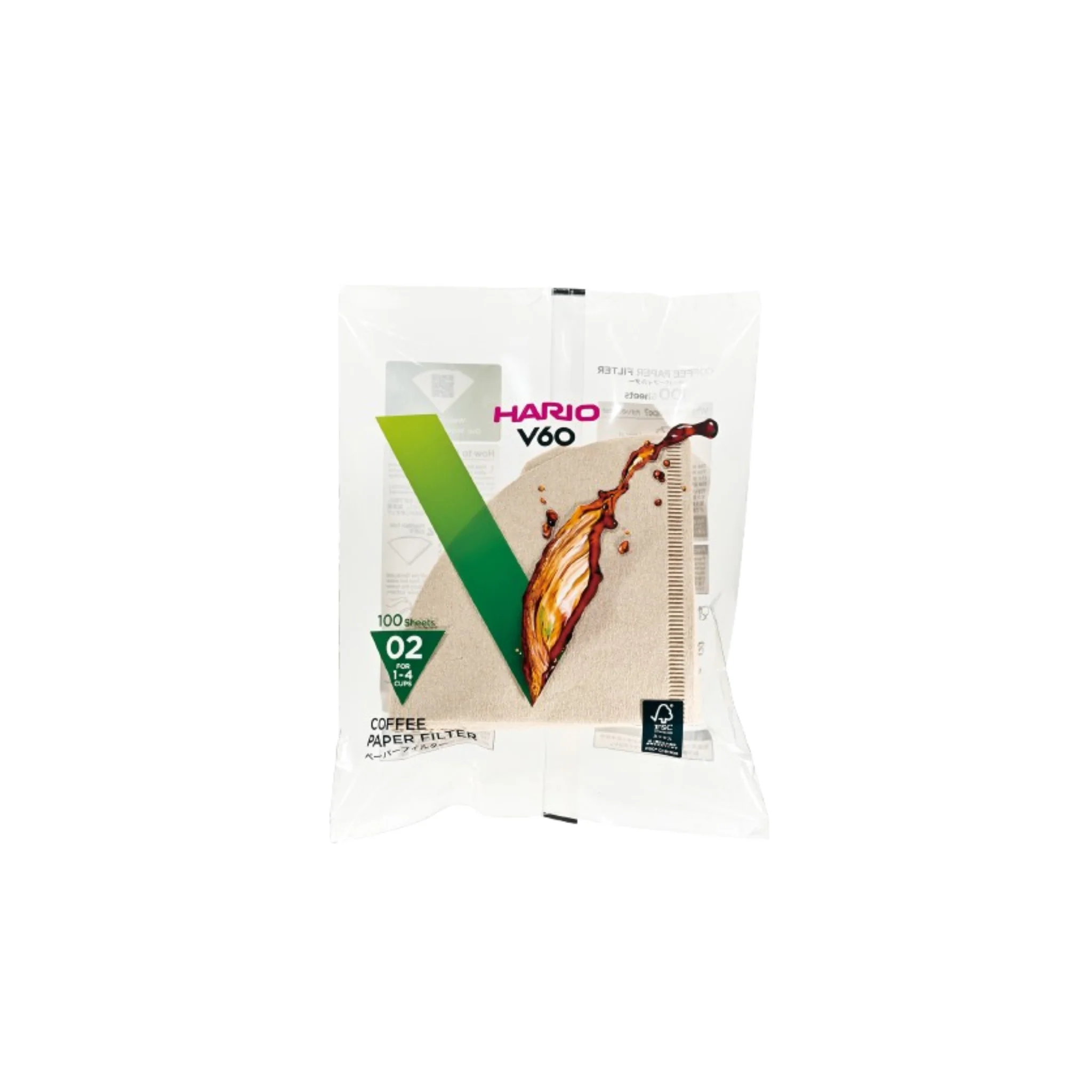 V60 Paper Filter 02, White / Natural (100 sheets) - Image 10