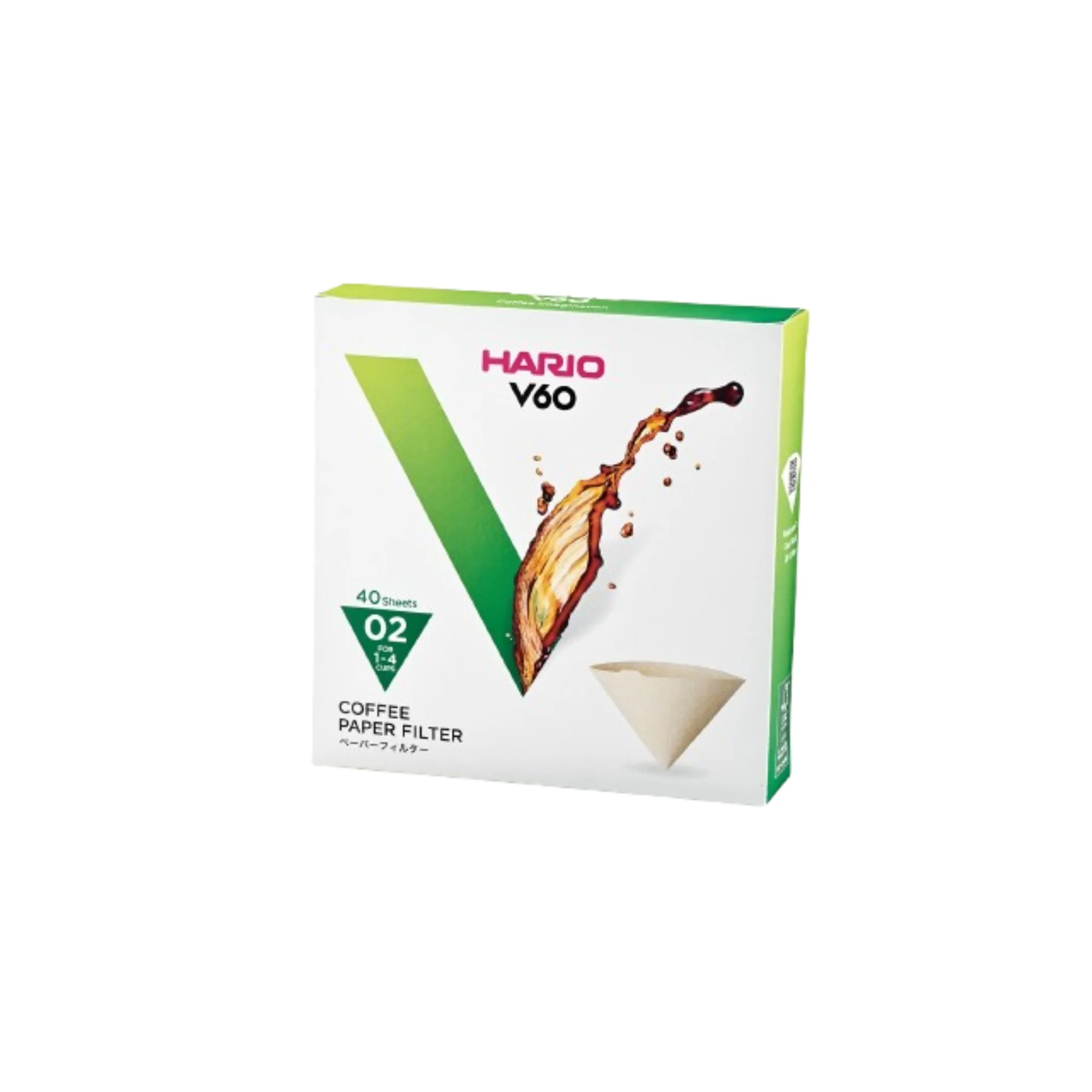 V60 Paper Filter 02, White, Box (40 sheets) - Image 2