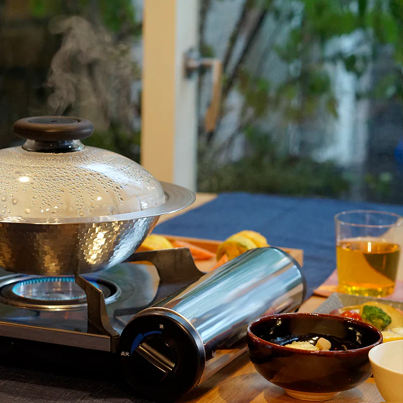 YUKIHIRA IH Stainless Steel Cooking Pot 1900ml - Image 2